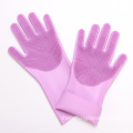 Amazon hot sales magic Silicone dishwashing Kitchen Gloves